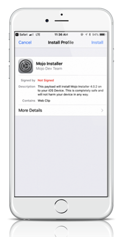 mojo installer app